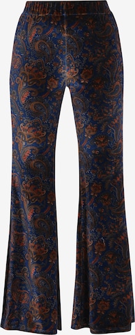 usha FESTIVALFlared/zvonoliki kroj Hlače - plava boja: prednji dio