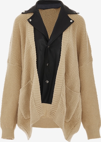 NAEMI Strickjacke in Beige: Vorderseite