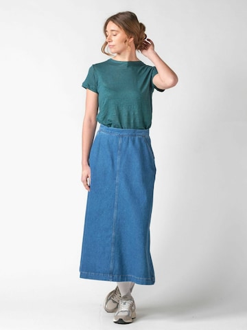 Klitmøller Skirt ' Amber ' in Blue: front