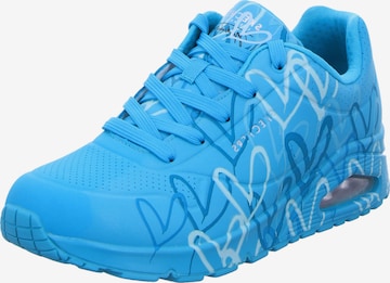 SKECHERS Sneakers 'Uno - Spread The Love' in Green: front