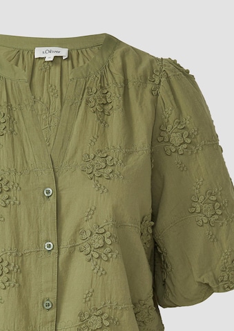 Chemisier s.Oliver en vert