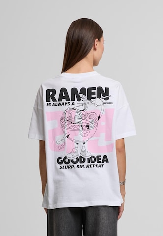 Noisy may Shirt 'Ramen' in White: front