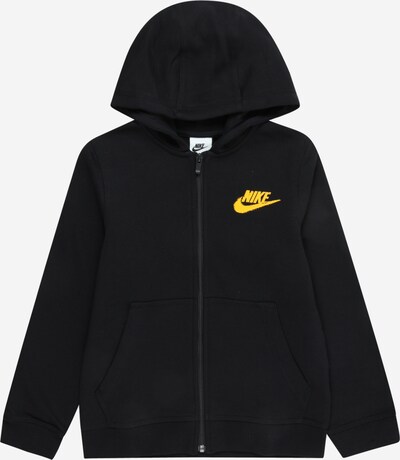 Nike Sportswear Jopa na zadrgo | rumena / temno siva / oranžna / črna barva, Prikaz izdelka