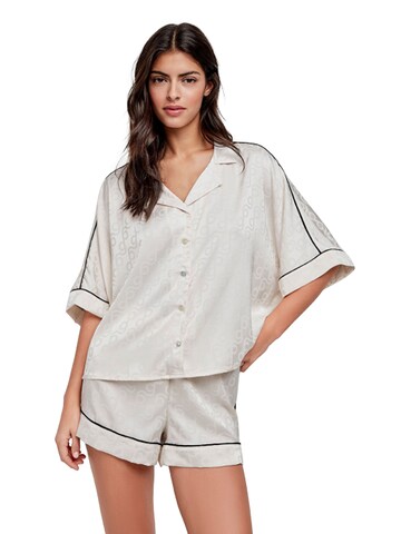 Gisela Pajama 'SET' in Beige: front