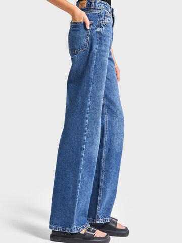 IT'S BASIC Regular Jeans 'EMMA Straight High Rise' in Blue