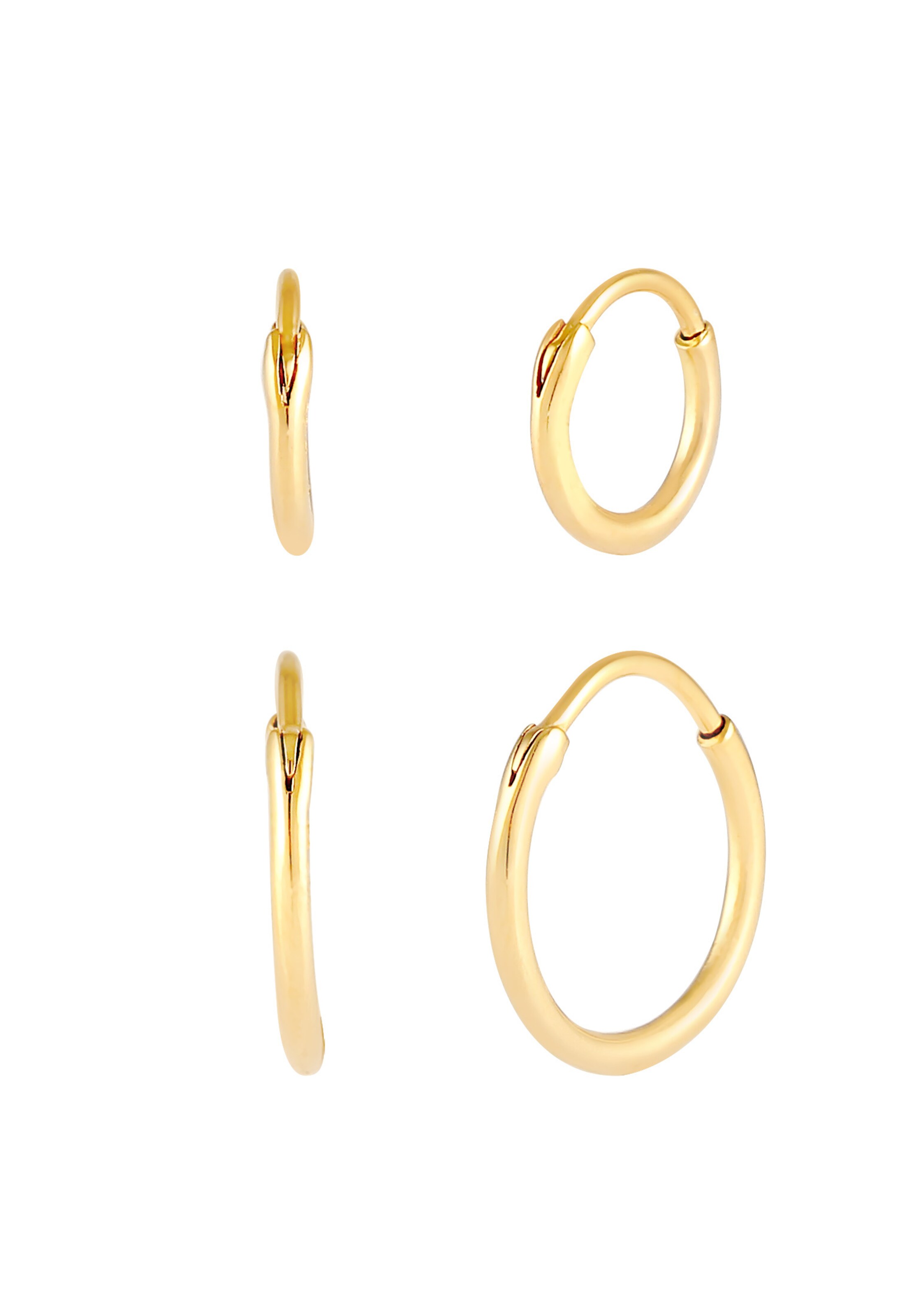 Boucles d'oreilles 'Creolen' KUZZOI en or