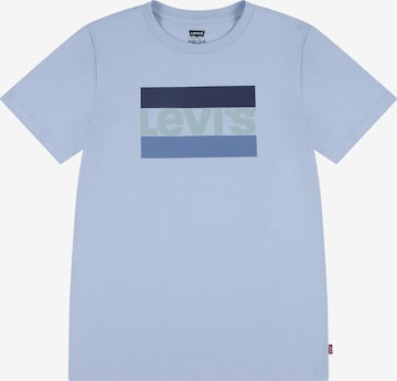 Levi's Kids Shirt in Blauw: voorkant