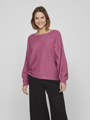 VILA Sweater in Purple: front