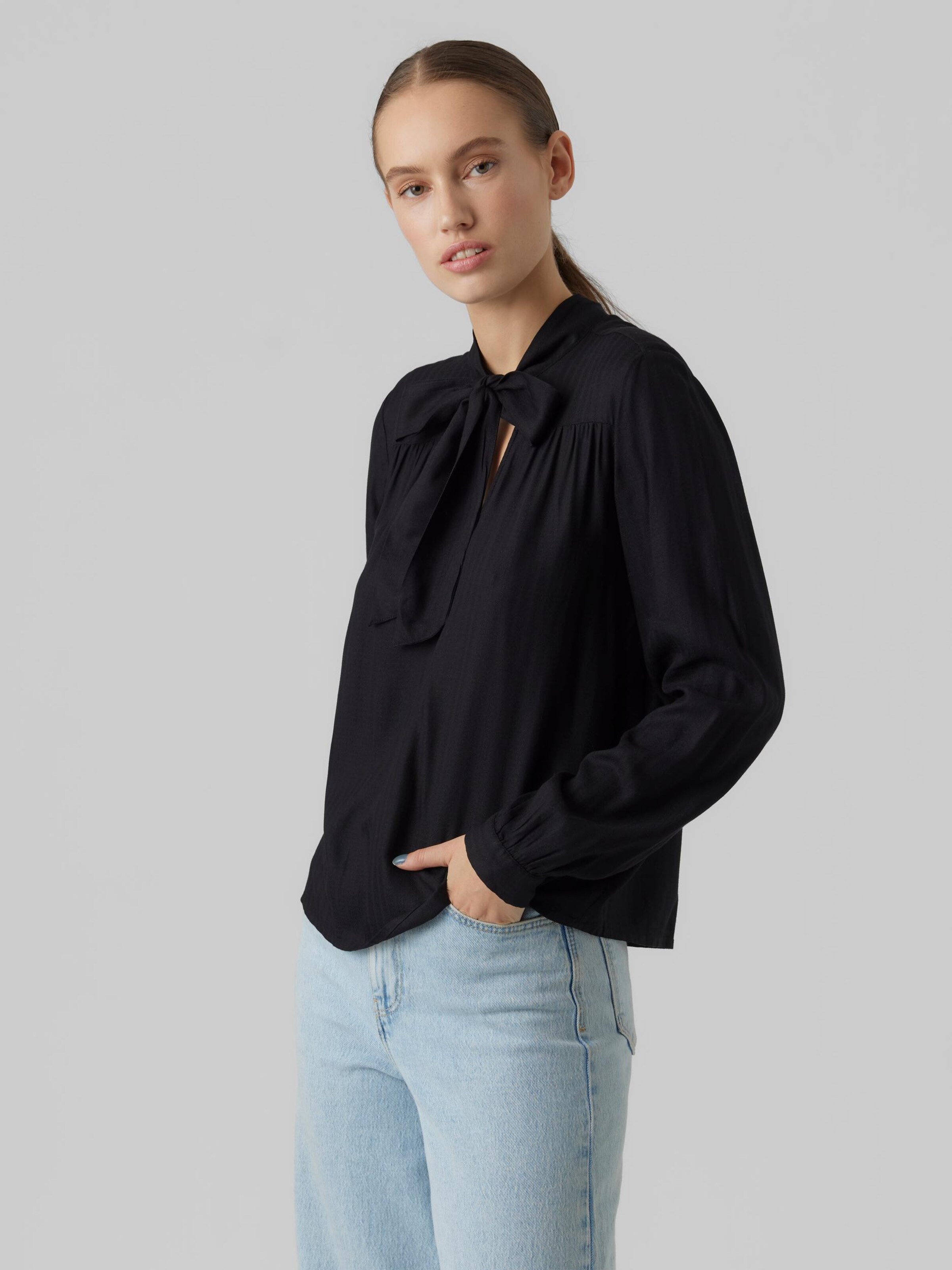 Chemisier Noir VODUM Sans Manches - Taille 36 - Femme - Occasion Quasi Neuf