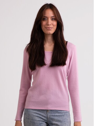 Pull-over CASH-MERE.CH en rose : devant