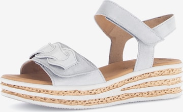 GABOR Sandale in Grau: Vorderseite