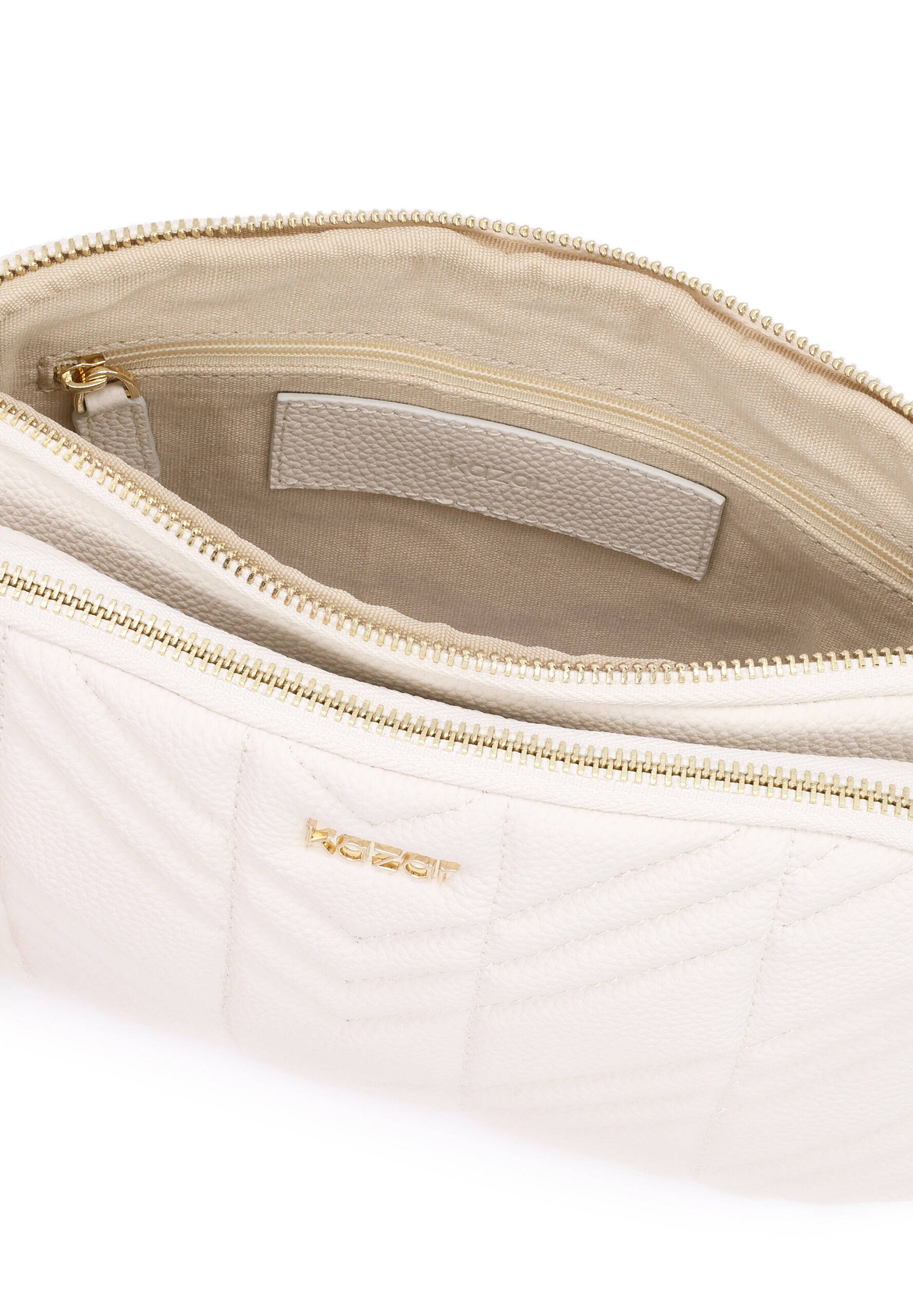 Borsa a tracolla di Kazar in bianco