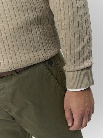 U.S. POLO ASSN. Regular Trousers ' UMUSFabion ' in Green