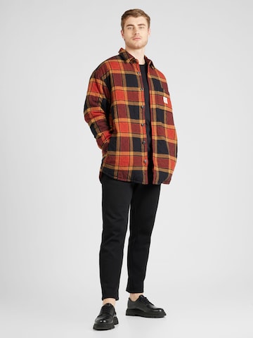 LEVI'S ®Prijelazna jakna 'Parkside Overshirt' - crvena boja