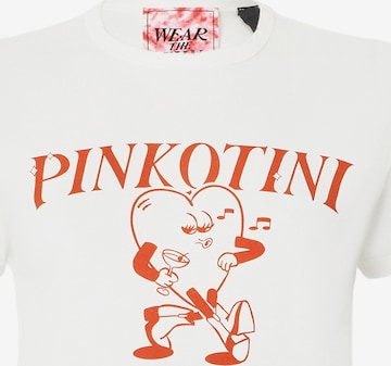 balta PINKO Marškinėliai 'INTENSO': priekis