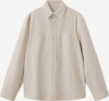 MANGO MAN Hemd 'Jay' in Beige: Vorderseite