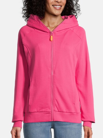 salzhaut Sweatvest 'Losen' in Roze