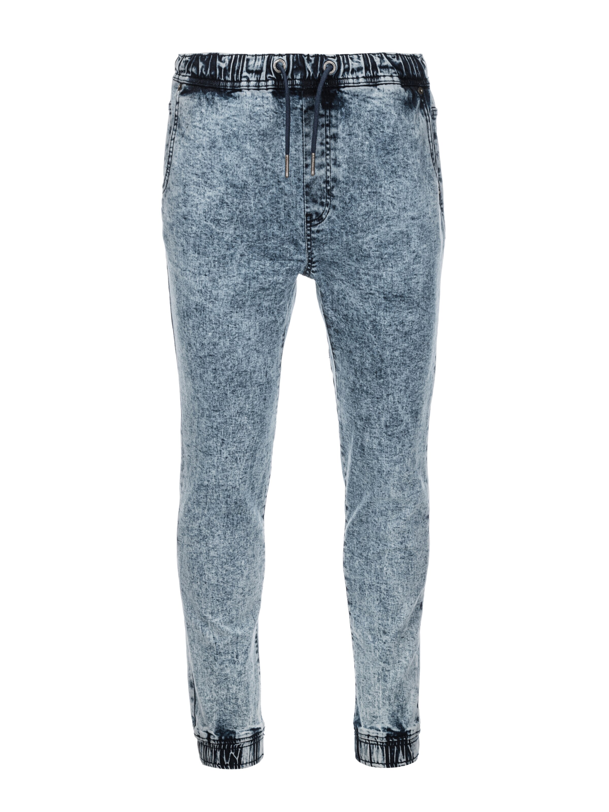 Ombre Slimfit Jeans 'P1027' in Blauw: voorkant