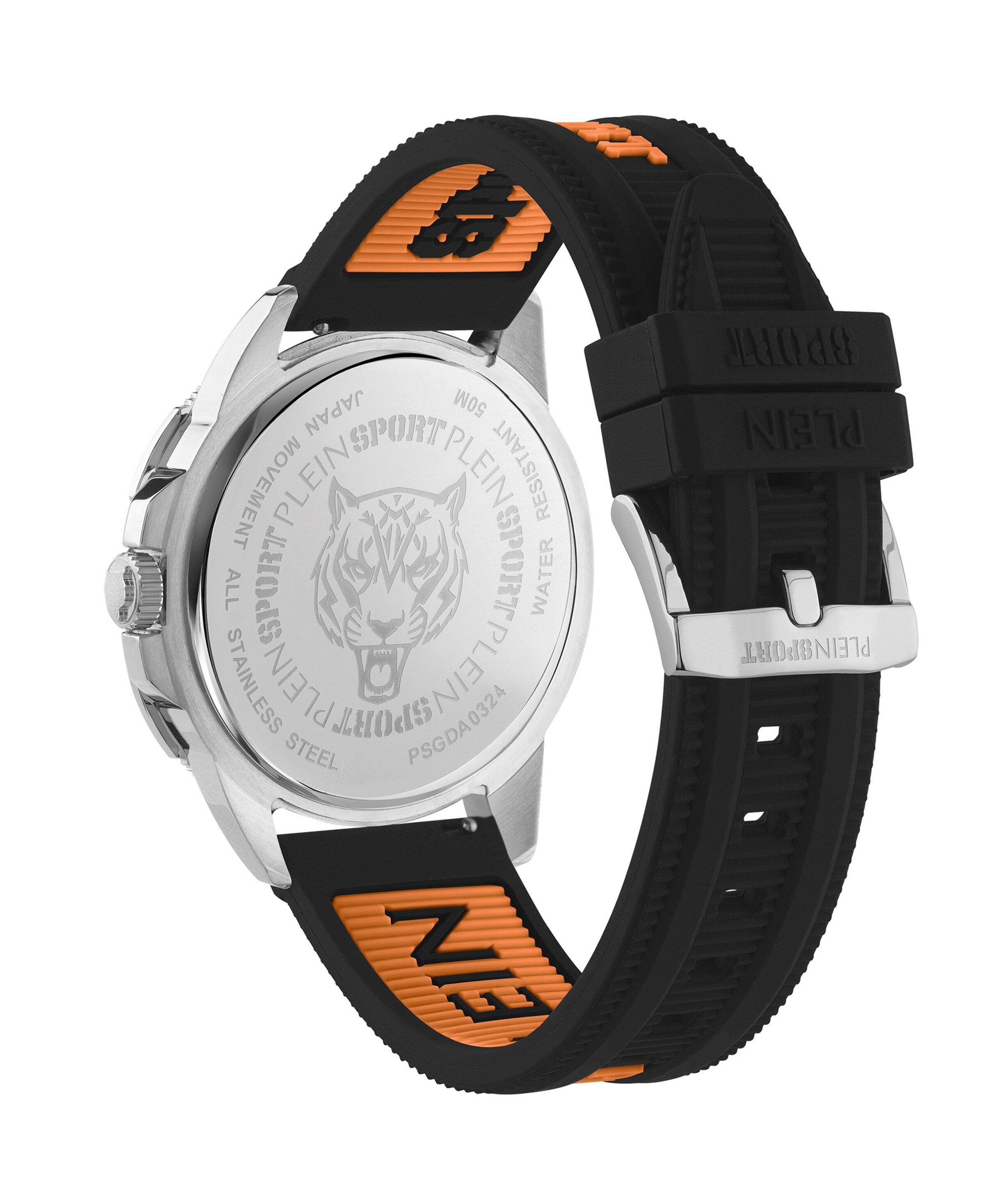 Plein Sport Analoog horloge 'Rampage' in Oranje