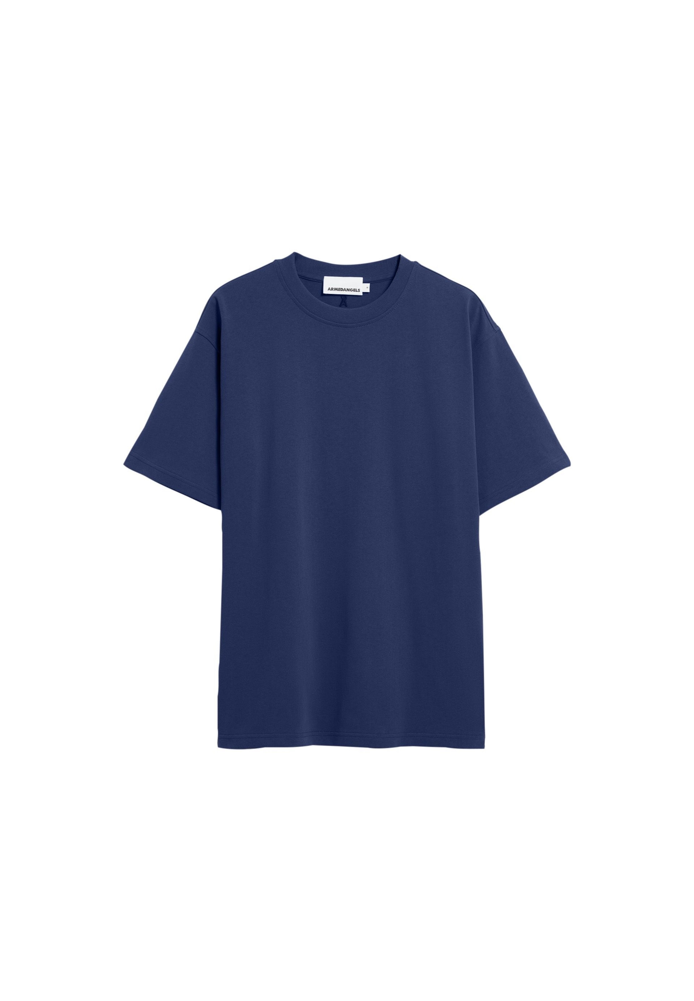 ARMEDANGELS T-Shirt 'Maarkos' in Blau: Vorderseite