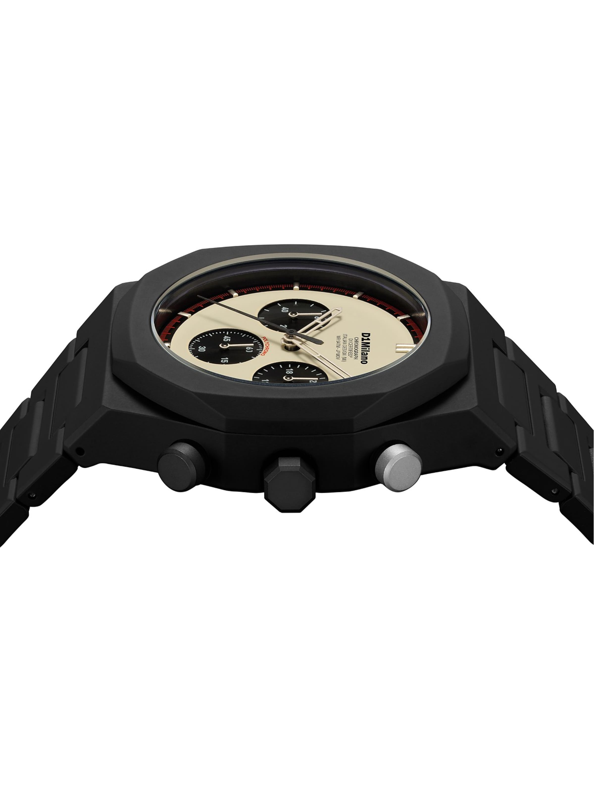 D1 Milano Uhr in Schwarz