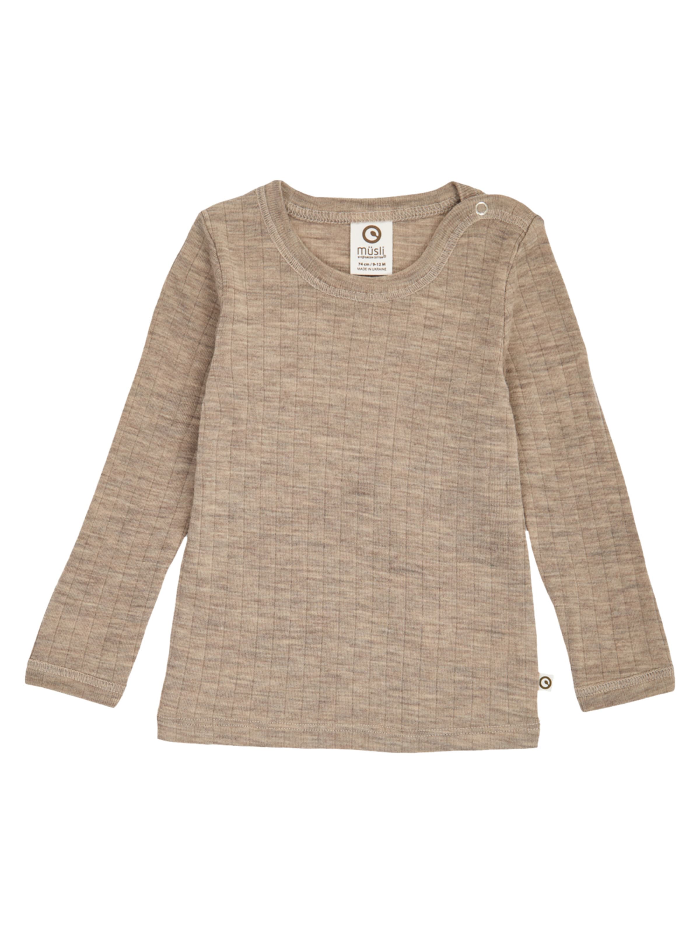 Müsli by GREEN COTTON Shirt in Beige: voorkant
