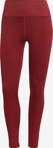 ADIDAS PERFORMANCESportske hlače - crvena boja: prednji dio