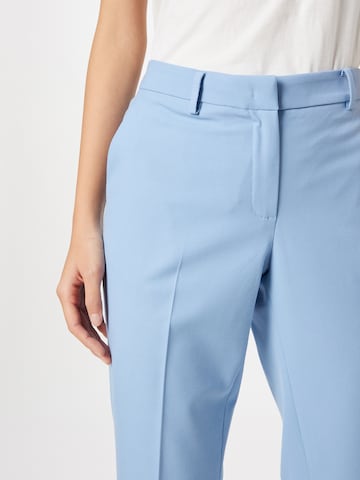 MORE & MORE Regular Pleated Pants in Blue