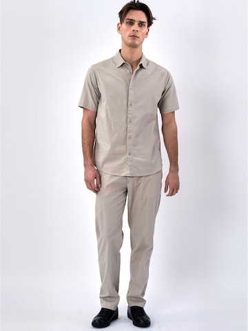 regular Pantaloni ' Cotton ' di TEESHOPPEN in beige: frontale