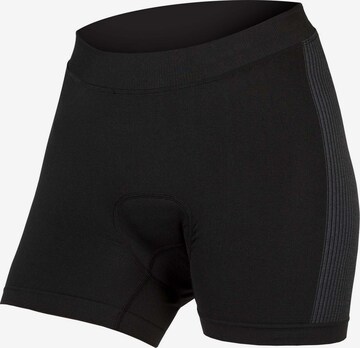 Skinny Pantalon de sport ENDURA en noir : devant