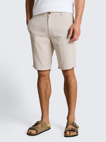 TOM TAILOR Regular Chino Pants in Beige: front