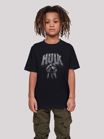 Maglietta 'Hulk' di F4NT4STIC in nero: frontale
