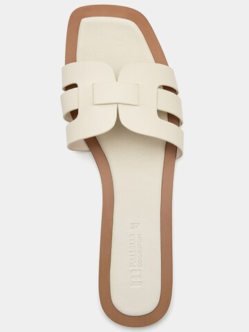 Pull&Bear Pantolette i beige