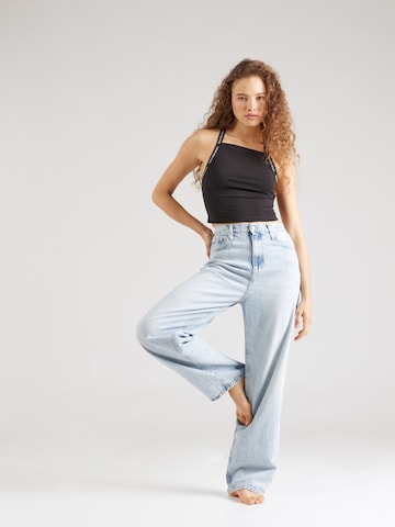 Calvin Klein Jeans Regular Top in Zwart