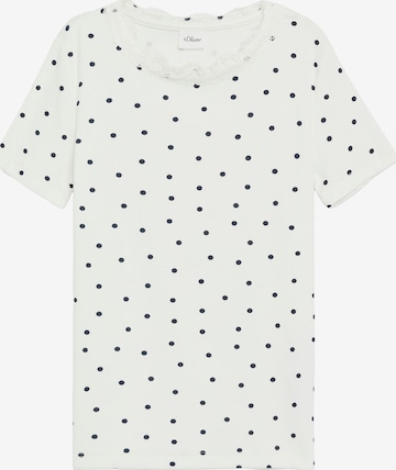 s.Oliver T-Shirt in Weiß: Vorderseite