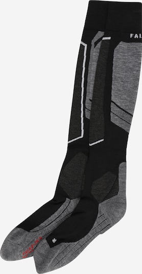 FALKE Urheilusukat 'SK 4' värissä vaaleanharmaa / tummanharmaa / musta, Tuotenäkymä
