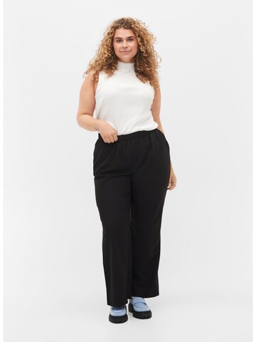 Zizzi - Bootcut Pantalón 'Mia' en negro