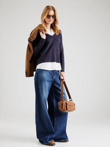 COMMA Pullover in Blau