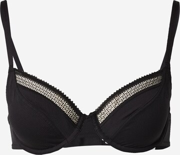 PASSIONATA T-shirt Bra in Black: front