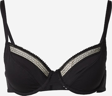 PASSIONATA T-shirt Bra in Black: front