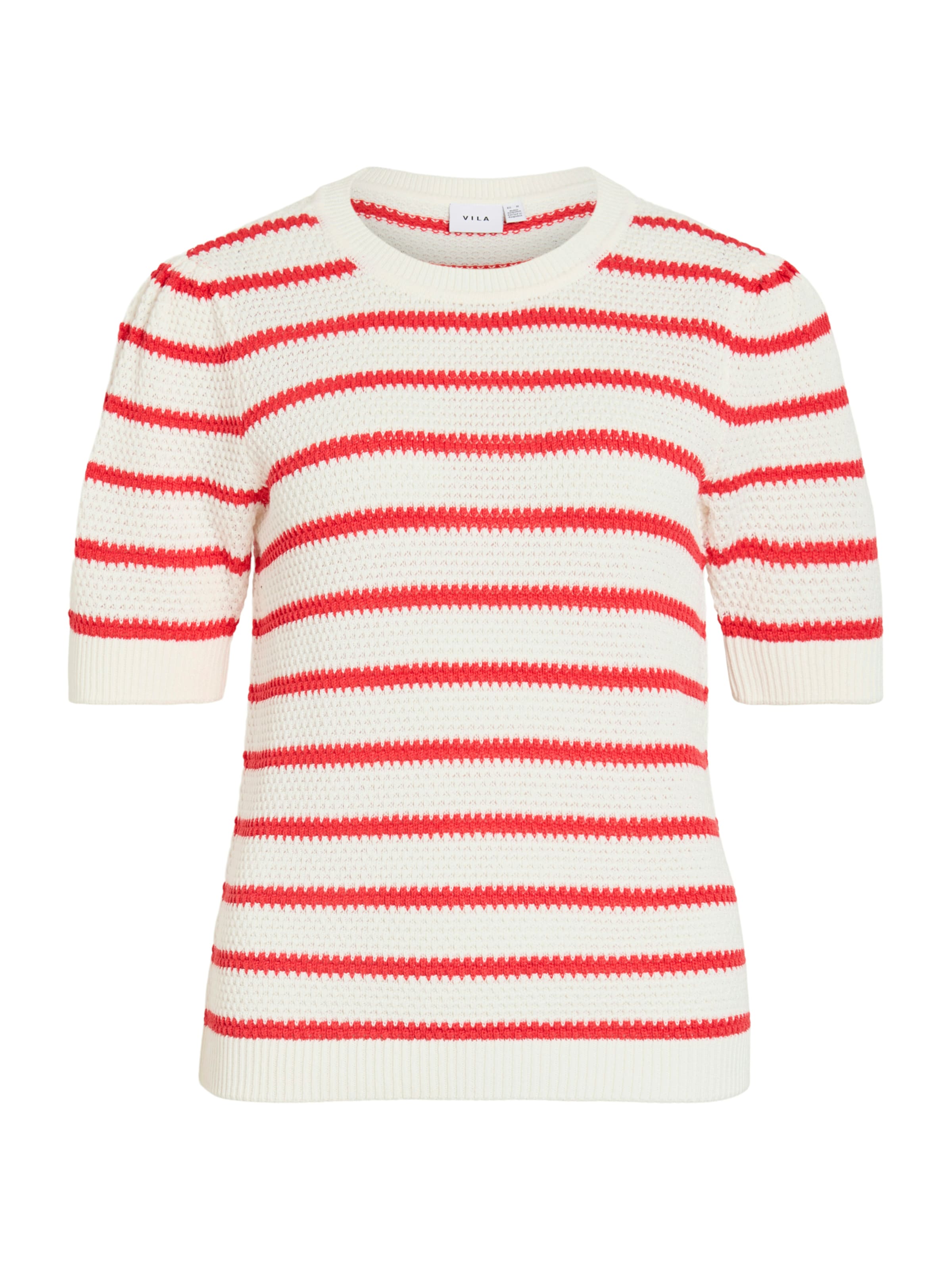 balts VILA Džemperis 'VIDALO': no priekšpuses