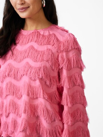 YAS Bluse 'YASRIA' in Pink