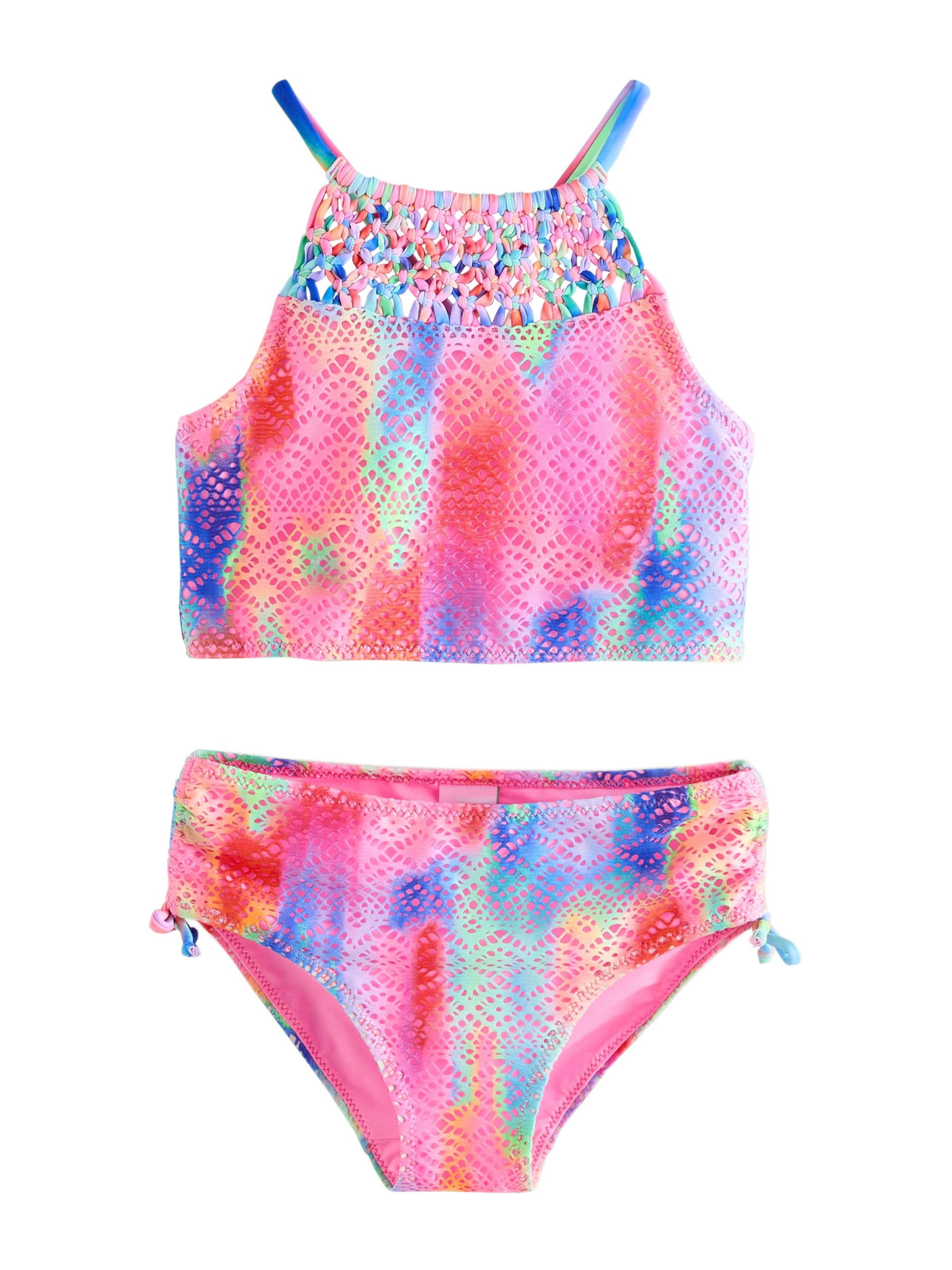 Bustier Bikini Next en rose : devant