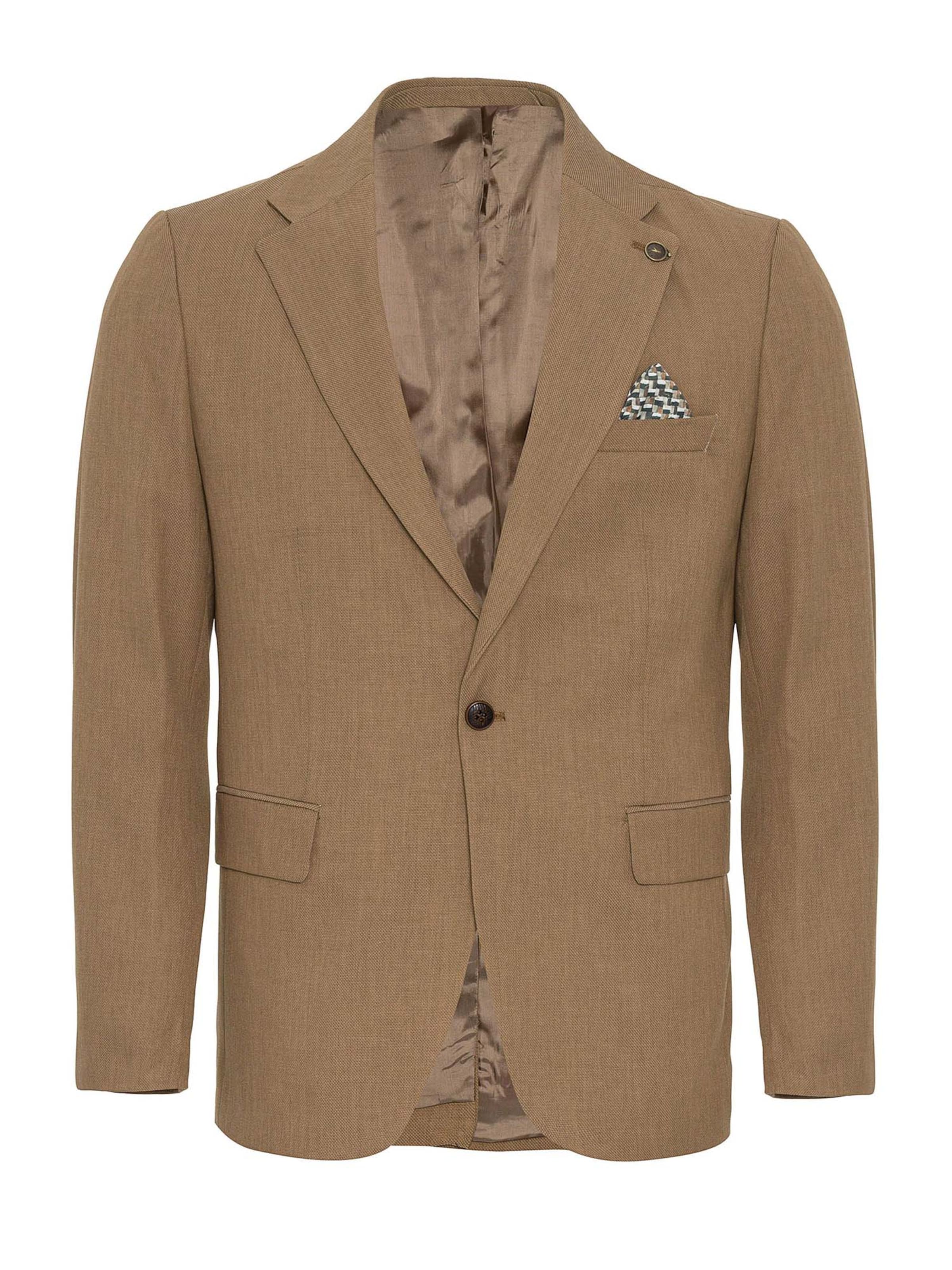 Daniel Hills Slim Fit Jakke i brun: forside