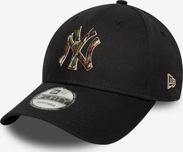 juoda NEW ERA Kepurė '9FORTY New York Yankees MLB Team Outline': priekis