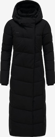 Ragwear Wintermantel 'Pavla' in Schwarz: Vorderseite