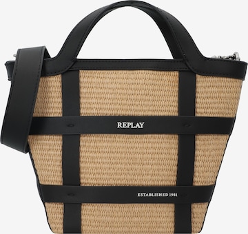 REPLAY Handbag in Beige: front