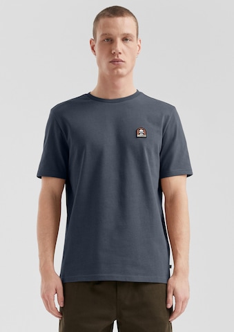 T-Shirt QS en bleu : devant