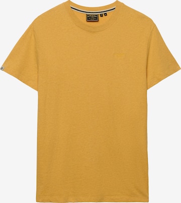 Superdry & Co Shirt 'Essential' in Geel: voorkant
