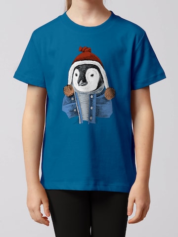 watabout.kids Shirt 'Pinguin' in Blue
